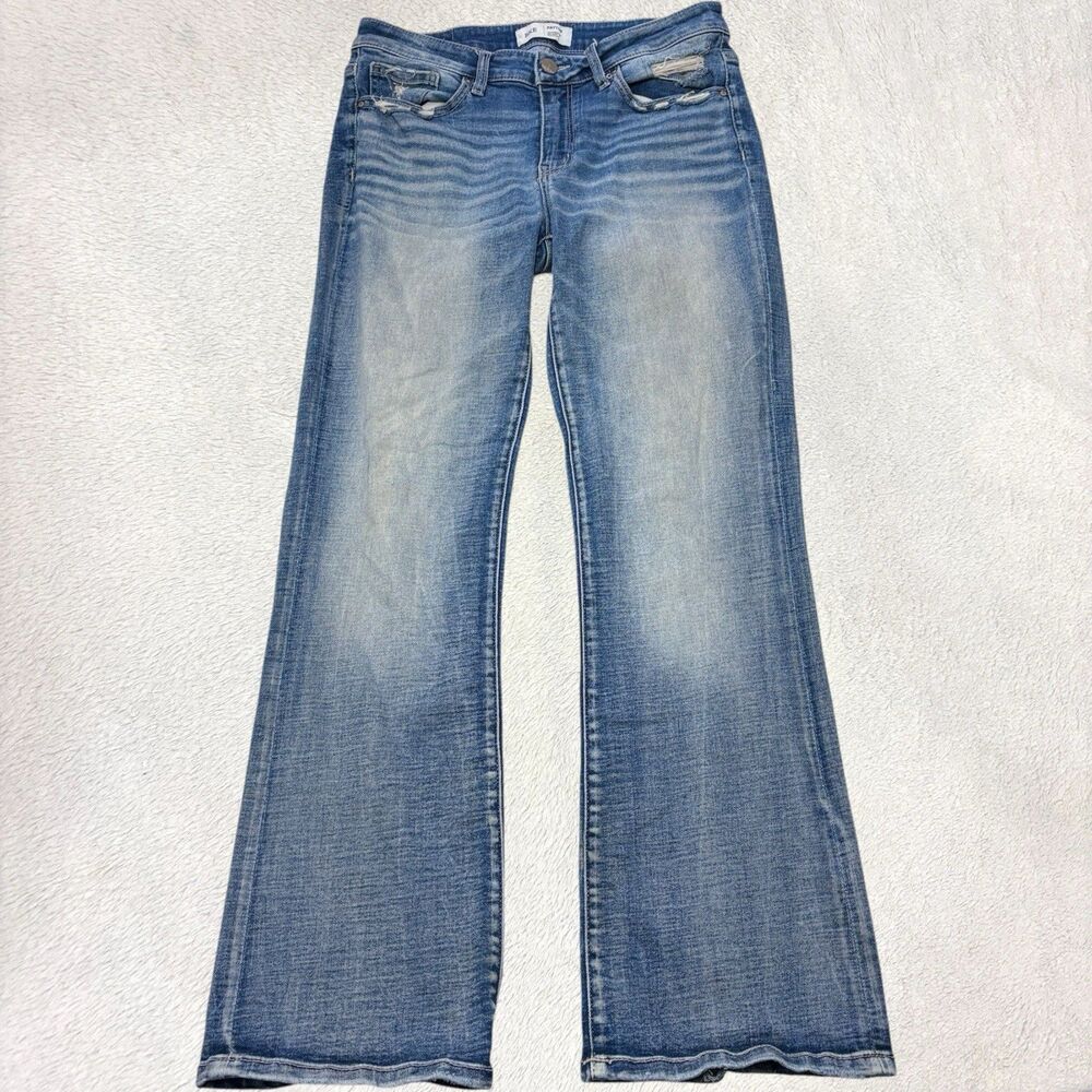 BKE Denim PAYTON Universal Fit Mid-Rise Boot Cut Jeans Women's 29 Blue Western